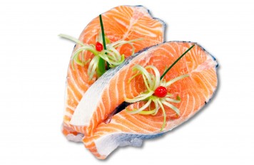 Zalm Noors,  moten (met  graat)