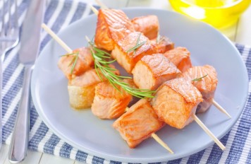Zalmspiesjes