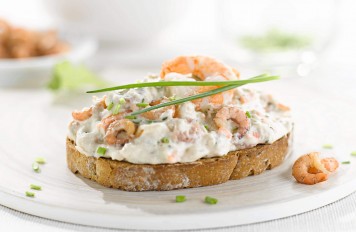 Gerookte zalmforelsalade