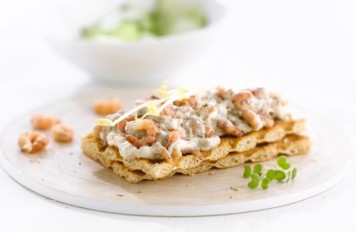 Hollandse Noordzee garnalensalade